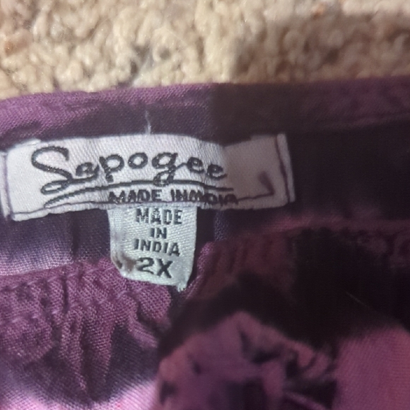 Purple and Pink Tie-Dye Women One Piece - Picture 2 of 13